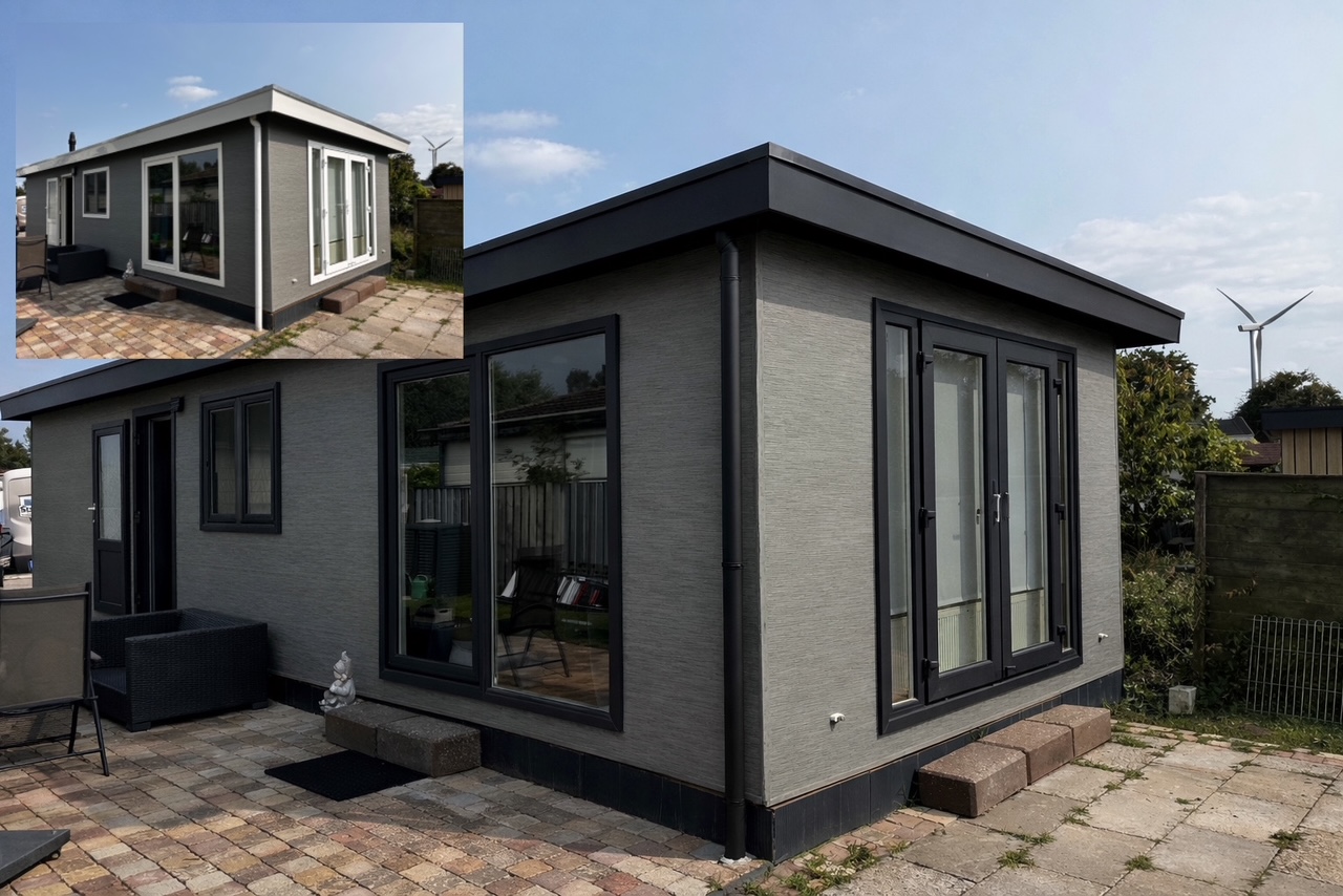 Kozijnen wrappen voorbeeld